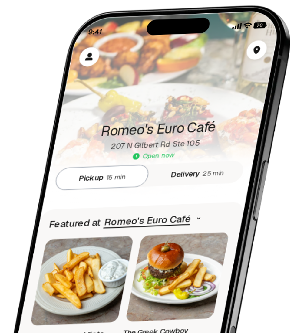 Romeo's Euro Café app preview