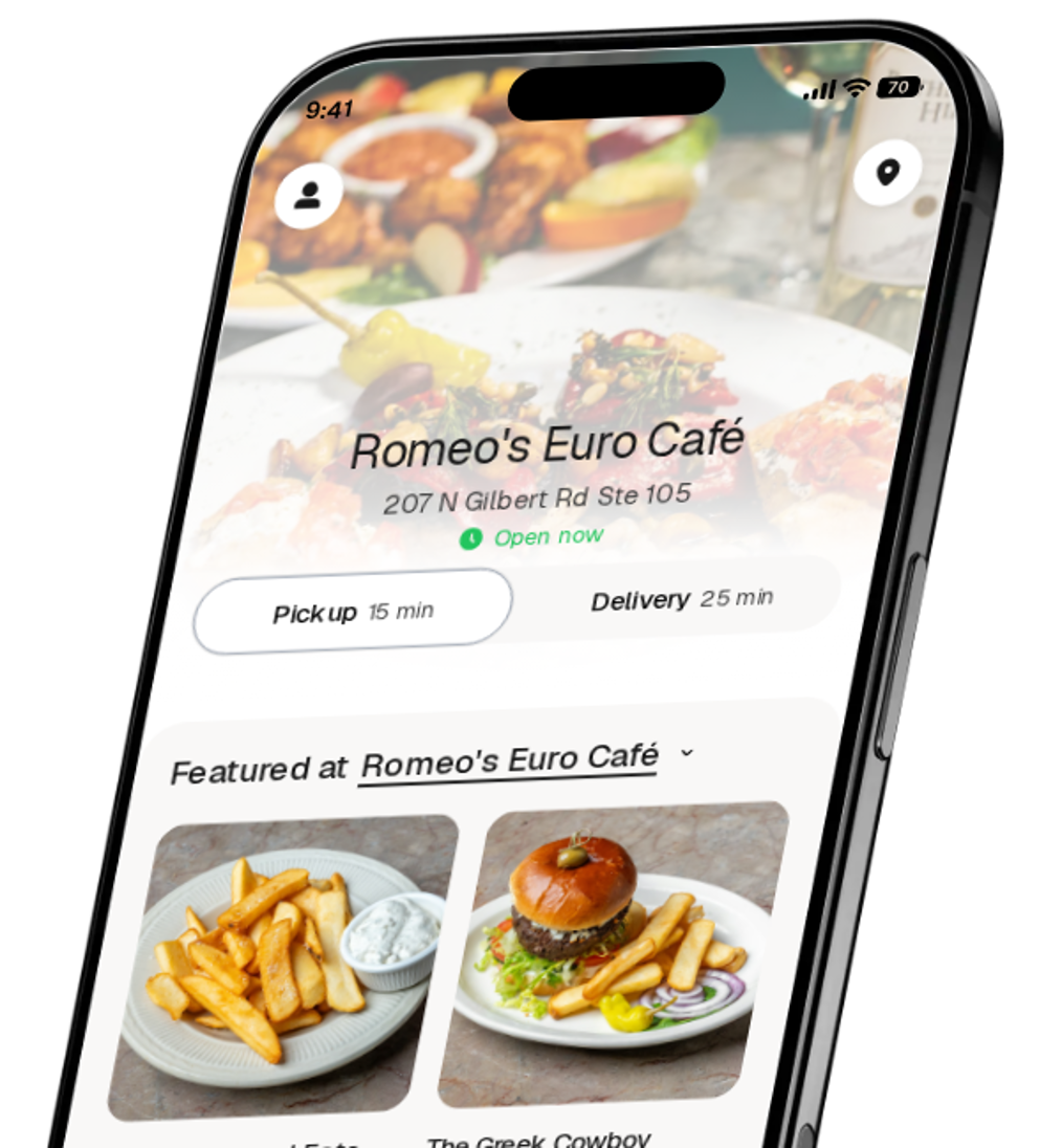 Romeo's Euro Café app preview