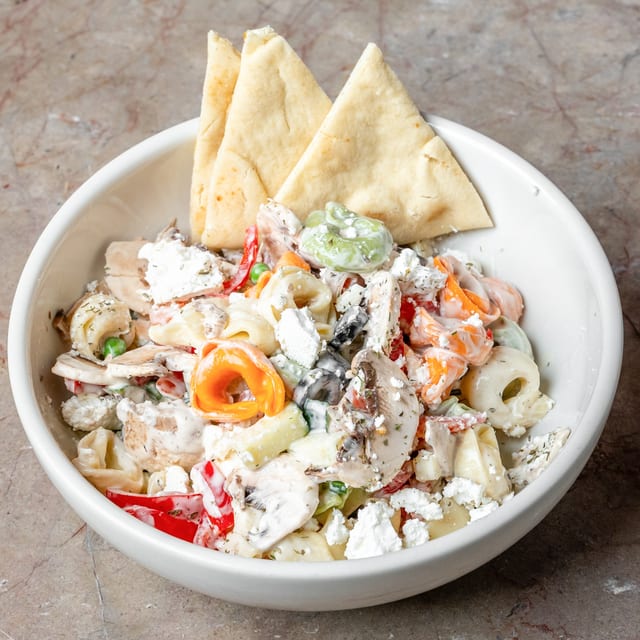 Tortellini Feta Salad.