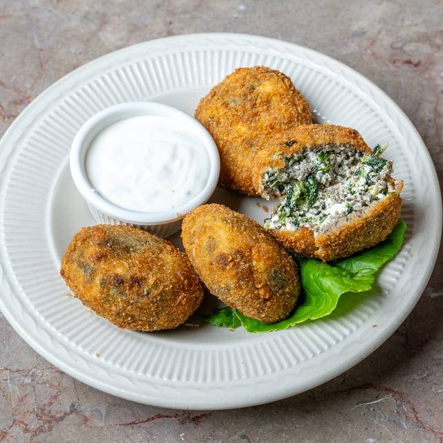 Feta Dill Fritters.