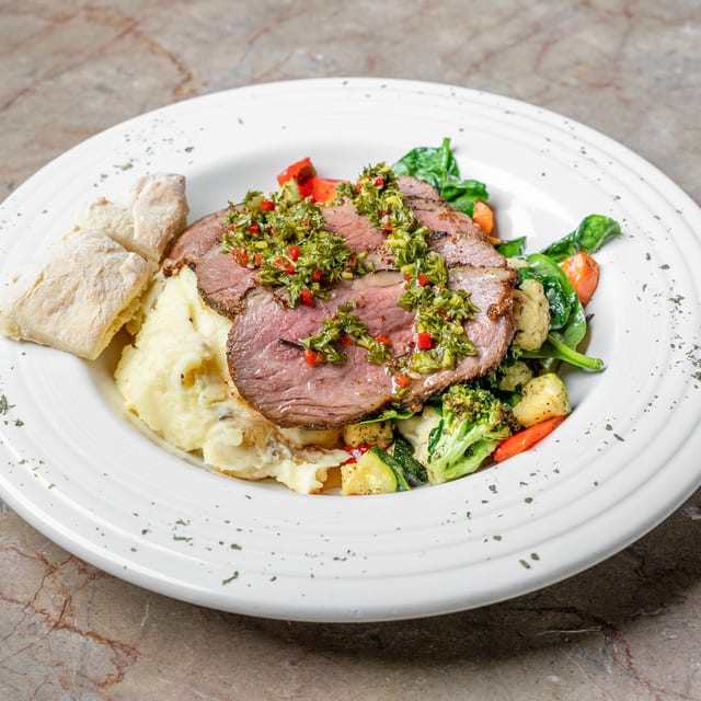 Seared Tri Tip of Beef.